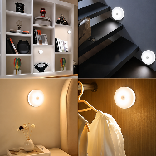 Rechargeable Motion Sensor Lights for Stairs, Closets & Hallways